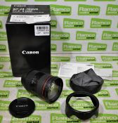 Canon EF 24-70mm F/2.8L ii USM lens - with box