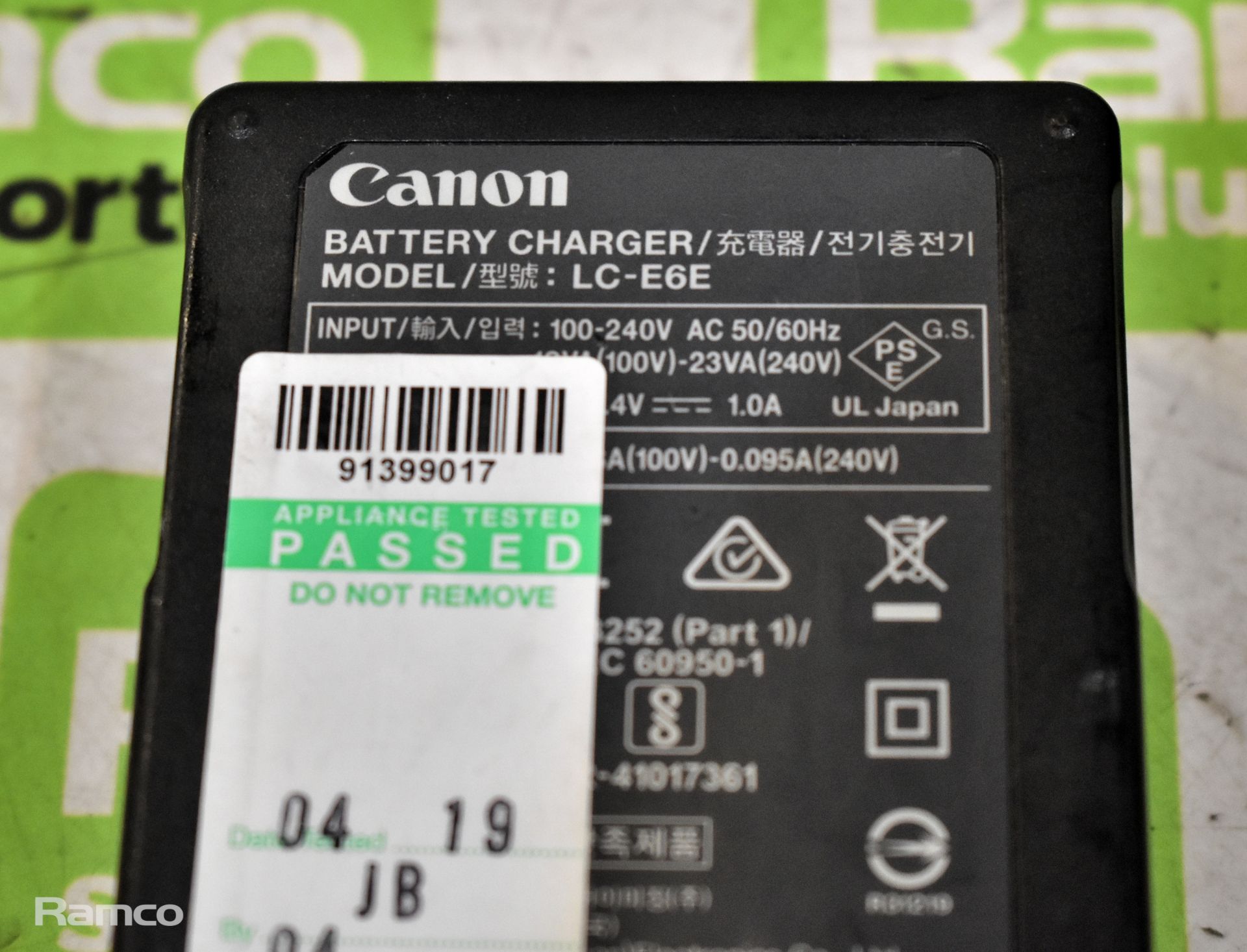 5x Canon LC-E6E battery charger - Bild 3 aus 3