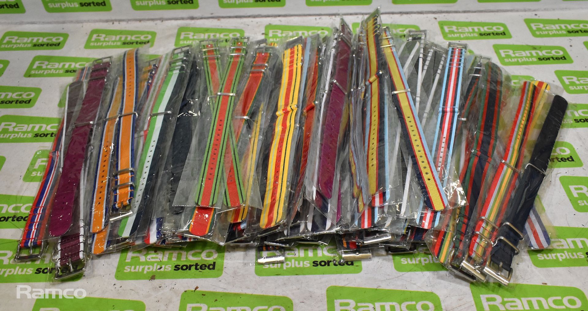 NATO watch straps - approximately 100 straps