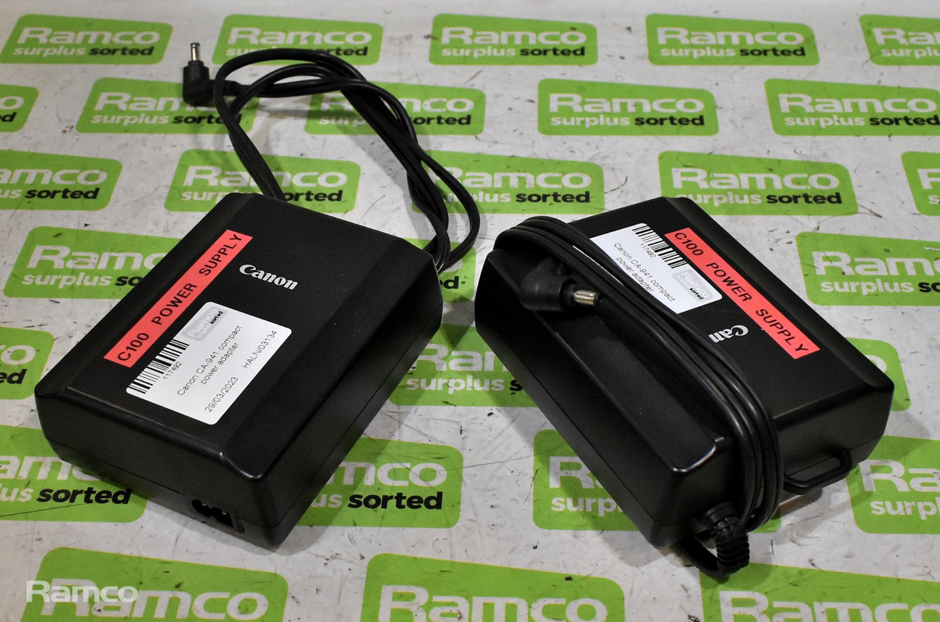 2x Canon CA-941 compact power adapters