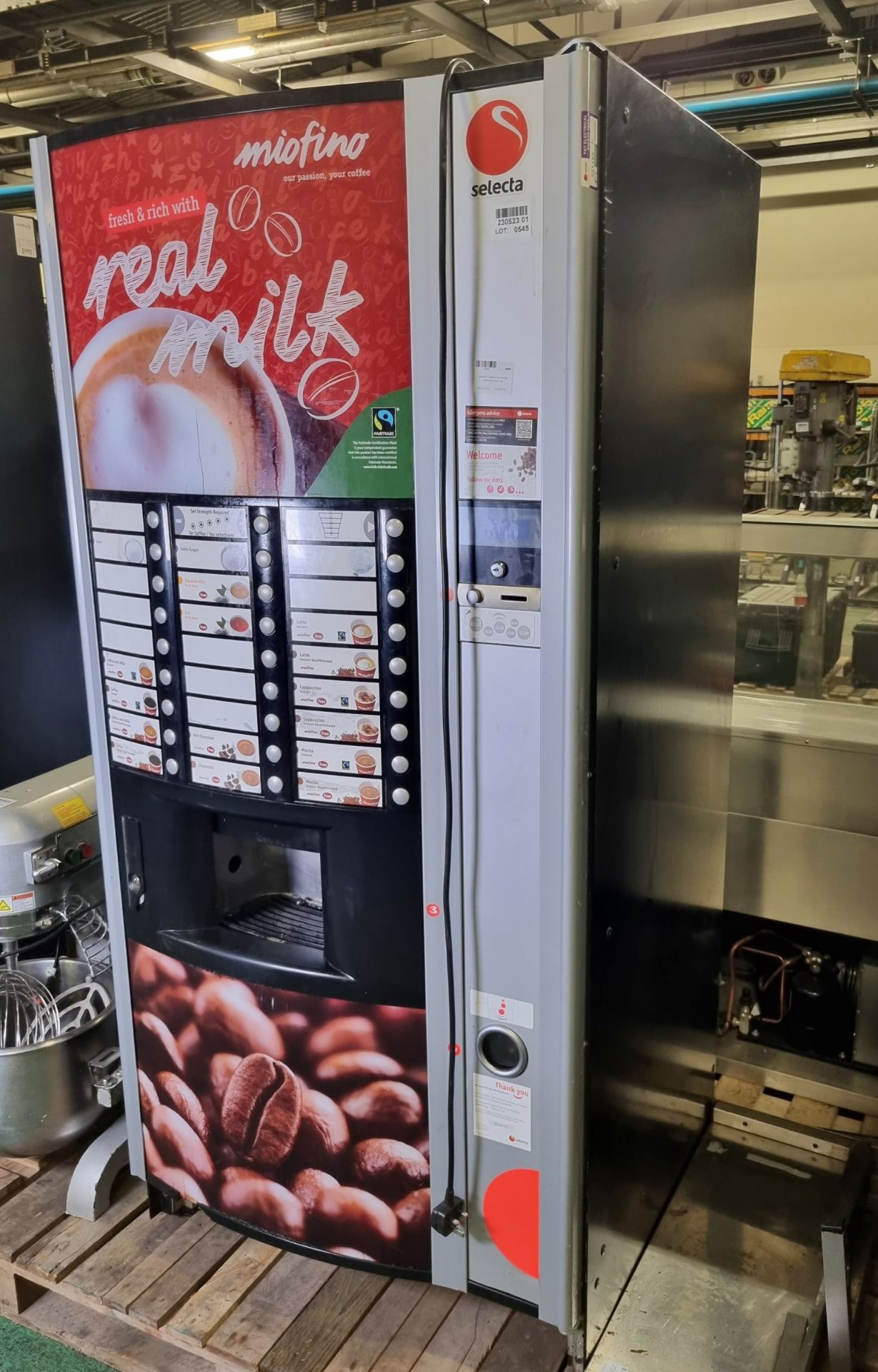 Selecta instant hot drinks vending machine - NO KEYS - Bild 2 aus 3