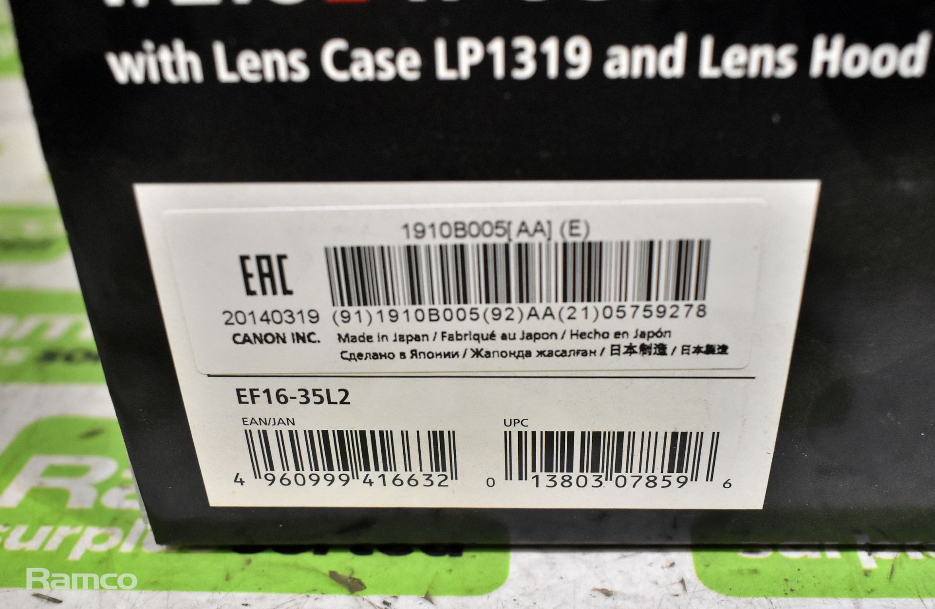 Canon EF 16-35mm F2.8L ii USM lens with box - Image 9 of 9
