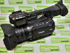 Canon XF205 camcorder (missing battery)