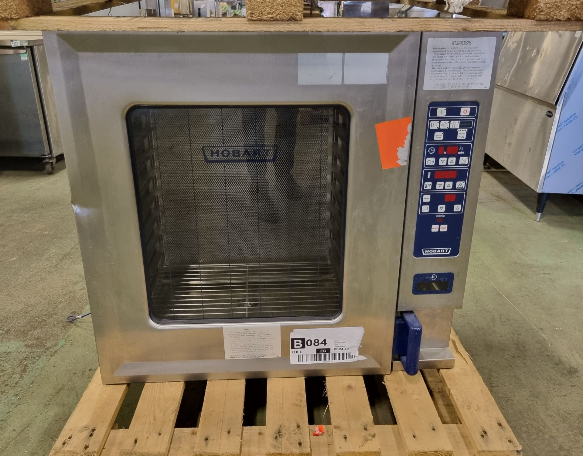 Hobart CSD 10 grid electric combi oven with base - H 95 (190) x W 80 x D 80cm - Image 2 of 8
