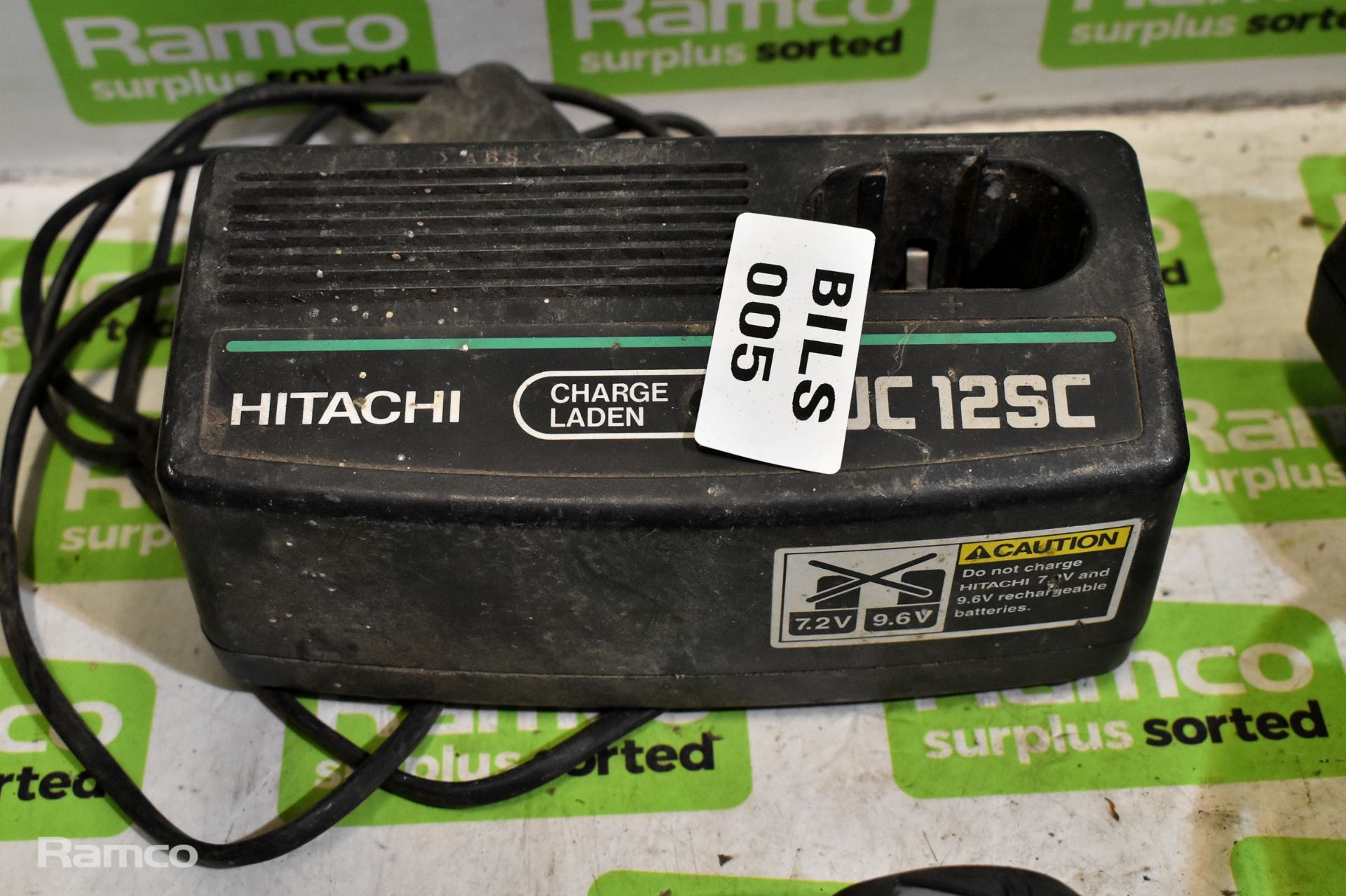 5x Cordless battery chargers - Bosch, Hitachi & Kango & 1x Bauker PCT162 Nail gun - 220/240V - Bild 3 aus 7