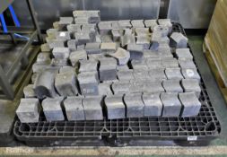 Pallet of lead interlocking blocks - Total weight 1300kg