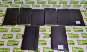 8x Galaxy Tab A T510 10.1 inch leather effect folding tablet cases