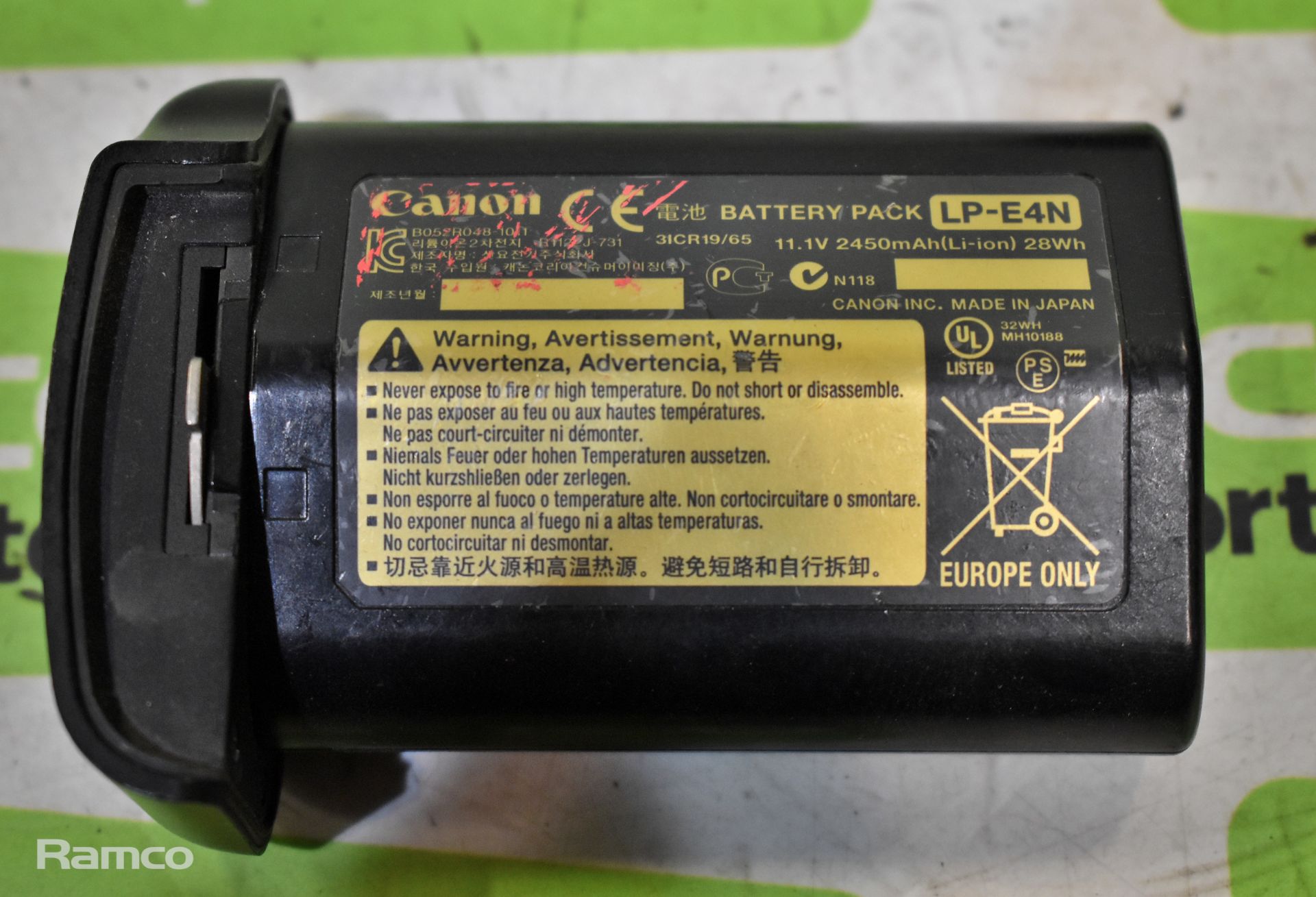 3x Canon LP-E4N camera batteries - Bild 2 aus 3