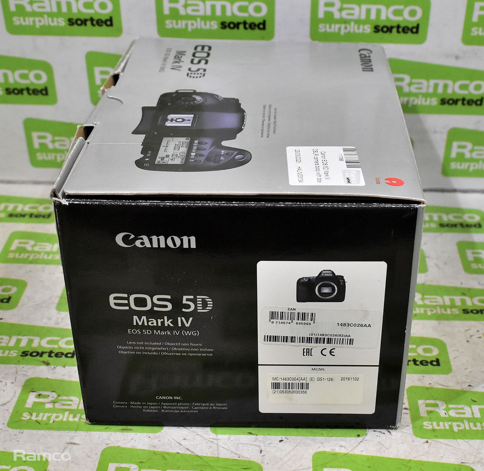 Canon EOS 5D Mark iV DSLR camera body with box - Bild 11 aus 12