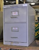 2 drawer security filing cabinet with Chubb Mark IV Manifoil combination lock
