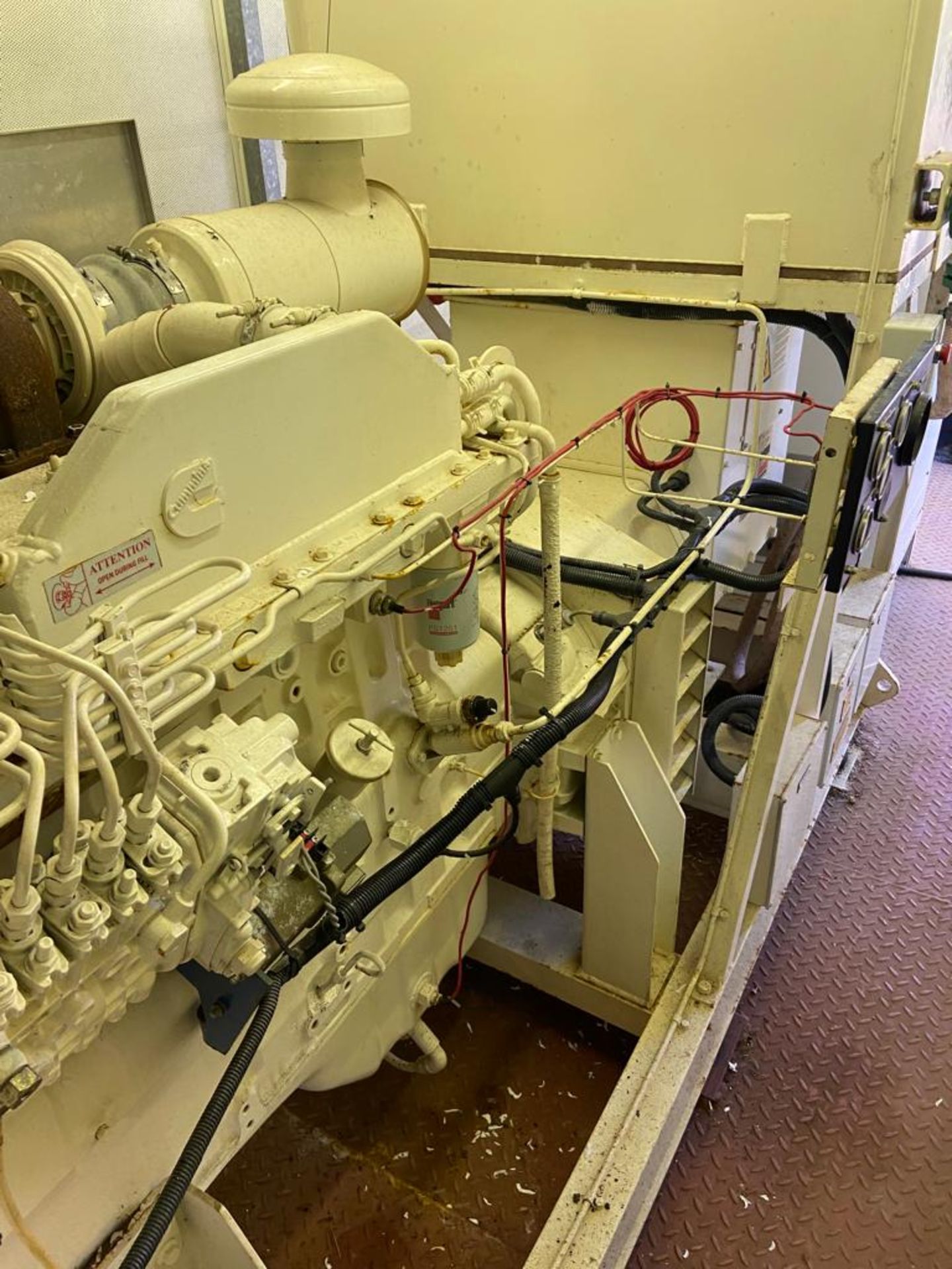 Cummins 125 kVA generator set - mains failure ATS, fuel tanks 40ft armoured Container - Super Silent - Image 13 of 36