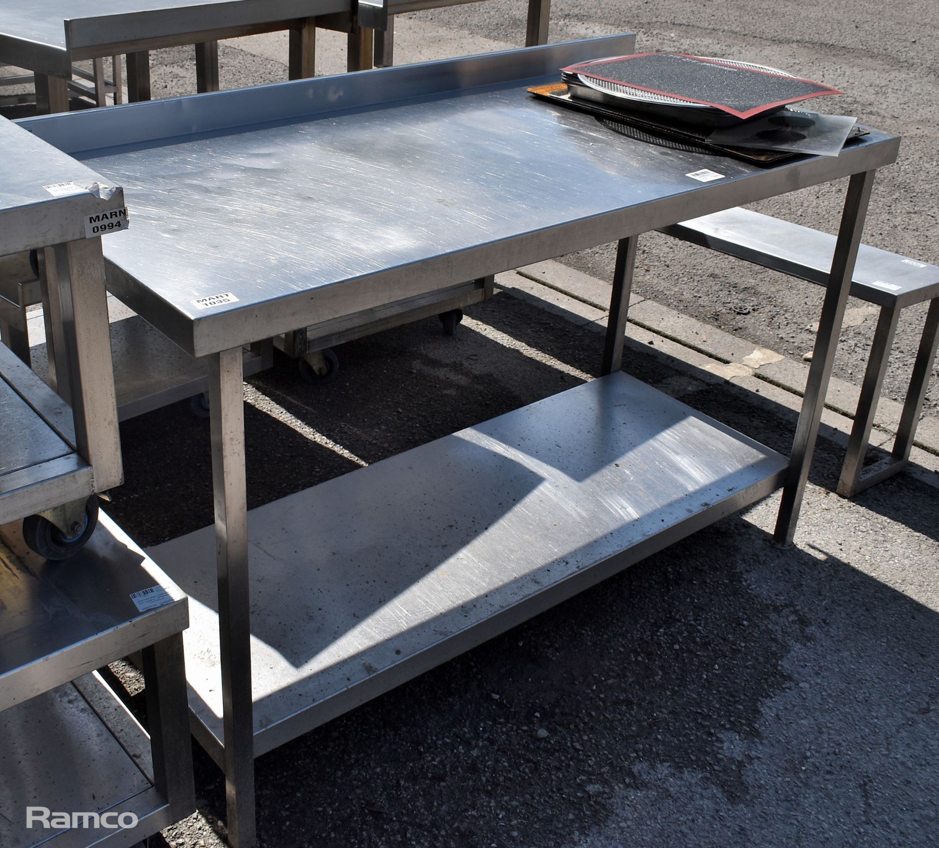 Stainless steel workbench - W 1400 x D 650 x H 920mm - Image 3 of 3
