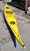 Valley Canoe Products single person kayak - approx dimensions: 500 x 60 x 40cm