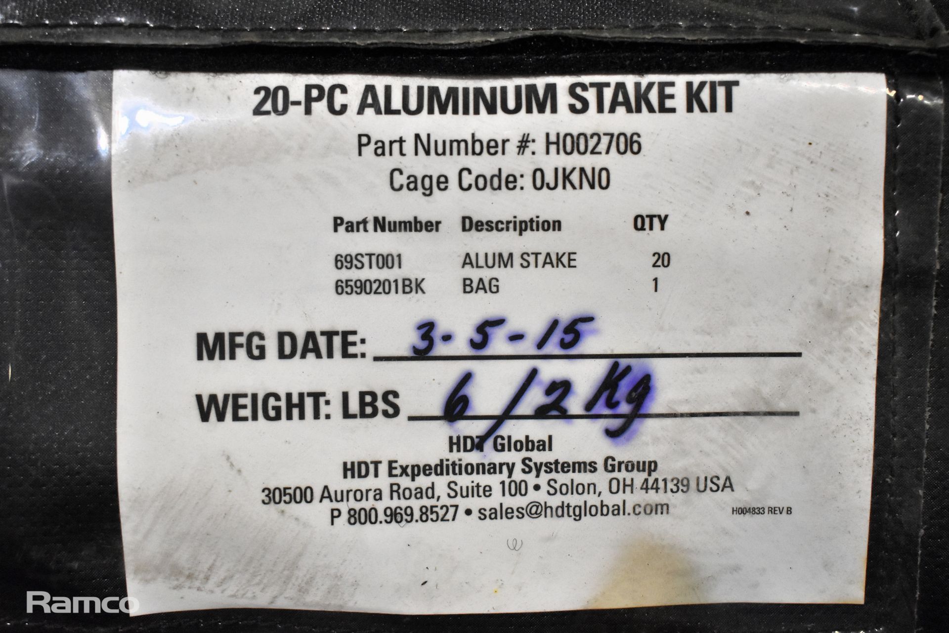 10 Piece Aluminum Stake Kit - Image 3 of 3