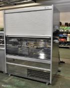 Williams M150-SCS refrigerated display case - W 1500 x D 850 x H 2060 mm