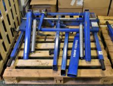Weber UK WT500FLEX hydraulic wheel moving trolley - capacity: 500kg