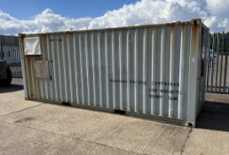 20ft transportable comms module container - dimensions - 20ft x 8ft x 8ft