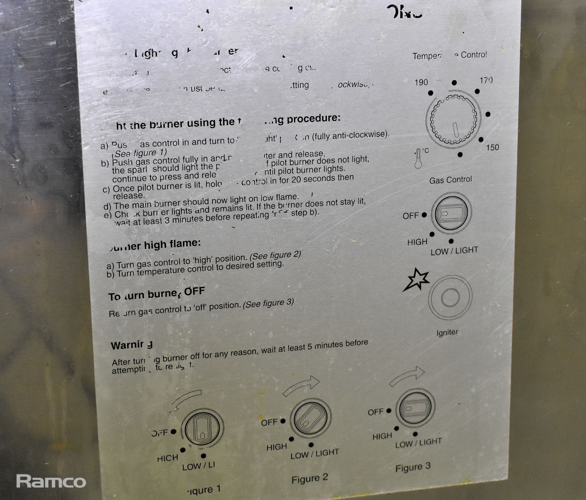 Falcon G3860 stainless steel single pan twin basket gas fryer - W 600 x D 890 x H 1240 mm - Image 4 of 8