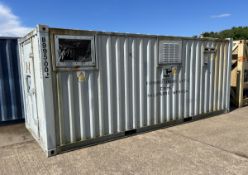 20ft transportable comms module container - dimensions - 20ft x 8ft x 8ft