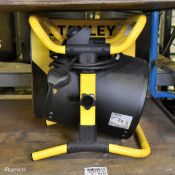 Stanley 2kW turbo electric fan heater - 240V - boxed (used)