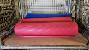 Airex rubber exercise mat 2x 175 x 95 cm, 1x 195 x 98 cm
