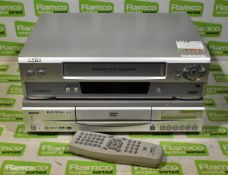 Sanyo VHR-H791E video cassette recorder - NO REMOTE, Sanyo DVD-7201 DVD player