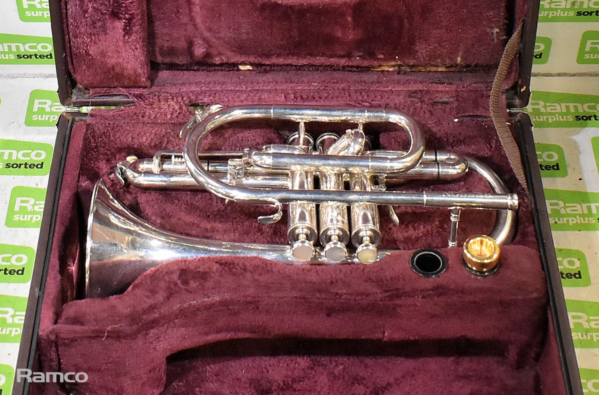 Besson Sovereign cornet - Serial No 927-GS-788752 - with case - Image 2 of 15