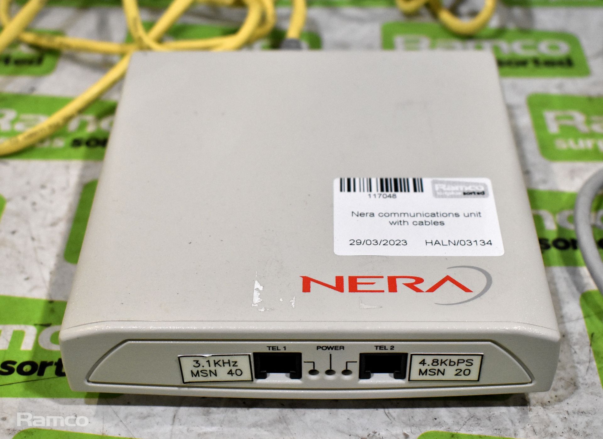 Nera communications unit with cables - Image 2 of 3