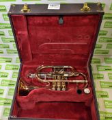 Besson Sovereign cornet - serial No 928-GS-790777 - with case