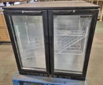 Blizzard 200 Ltr Double hinged door back bar bottle cooler - 230V - W 900 x D 520 x H 900 mm