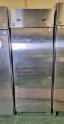 Electrolux RS06N41F stainless steel single door upright fridge - W 725 x D 785 x H 2005mm