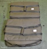 2x Thermal carry bags - L 70 x W 44 x H 42cm