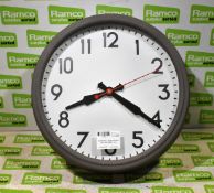 Ikea Persby large white face wall clock battery type