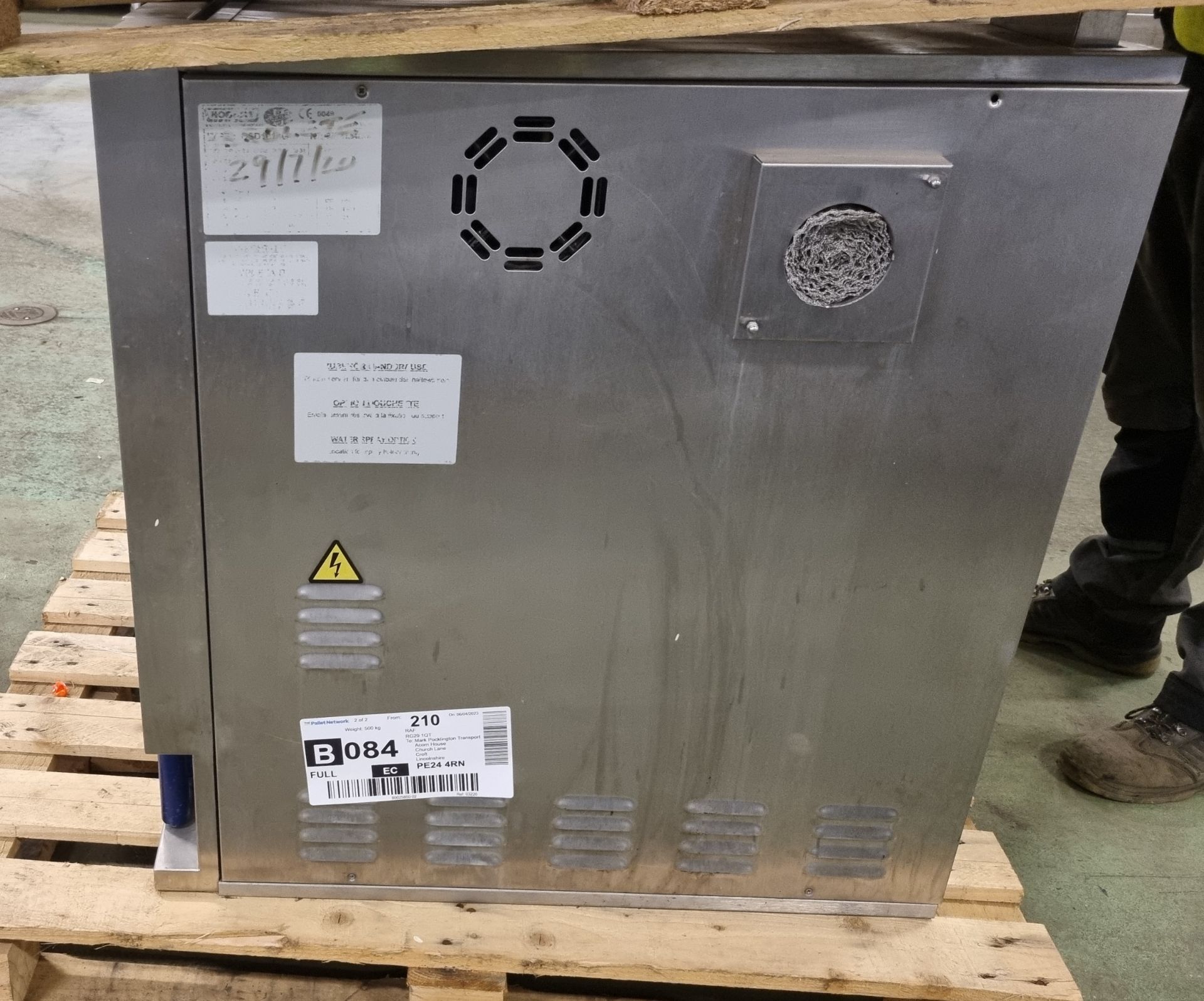 Hobart CSD 10 grid electric combi oven with base - H 95 (190) x W 80 x D 80cm - Bild 4 aus 8