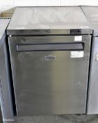 Foster LR150 stainless steel undercounter fridge - 240V - W 600 x D 640 x H 820 mm