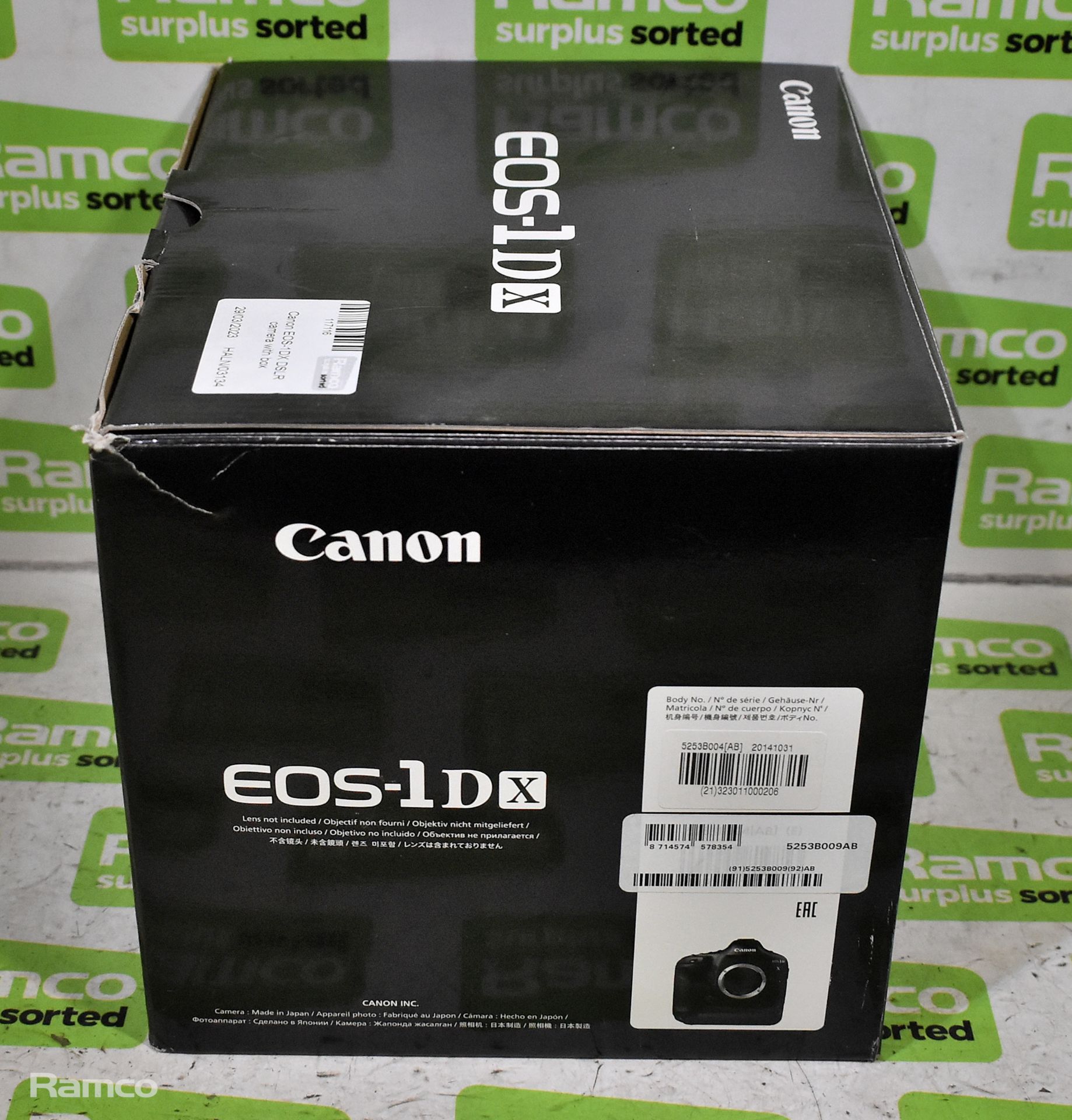 Canon EOS-1DX DSLR camera with box - Image 13 of 14