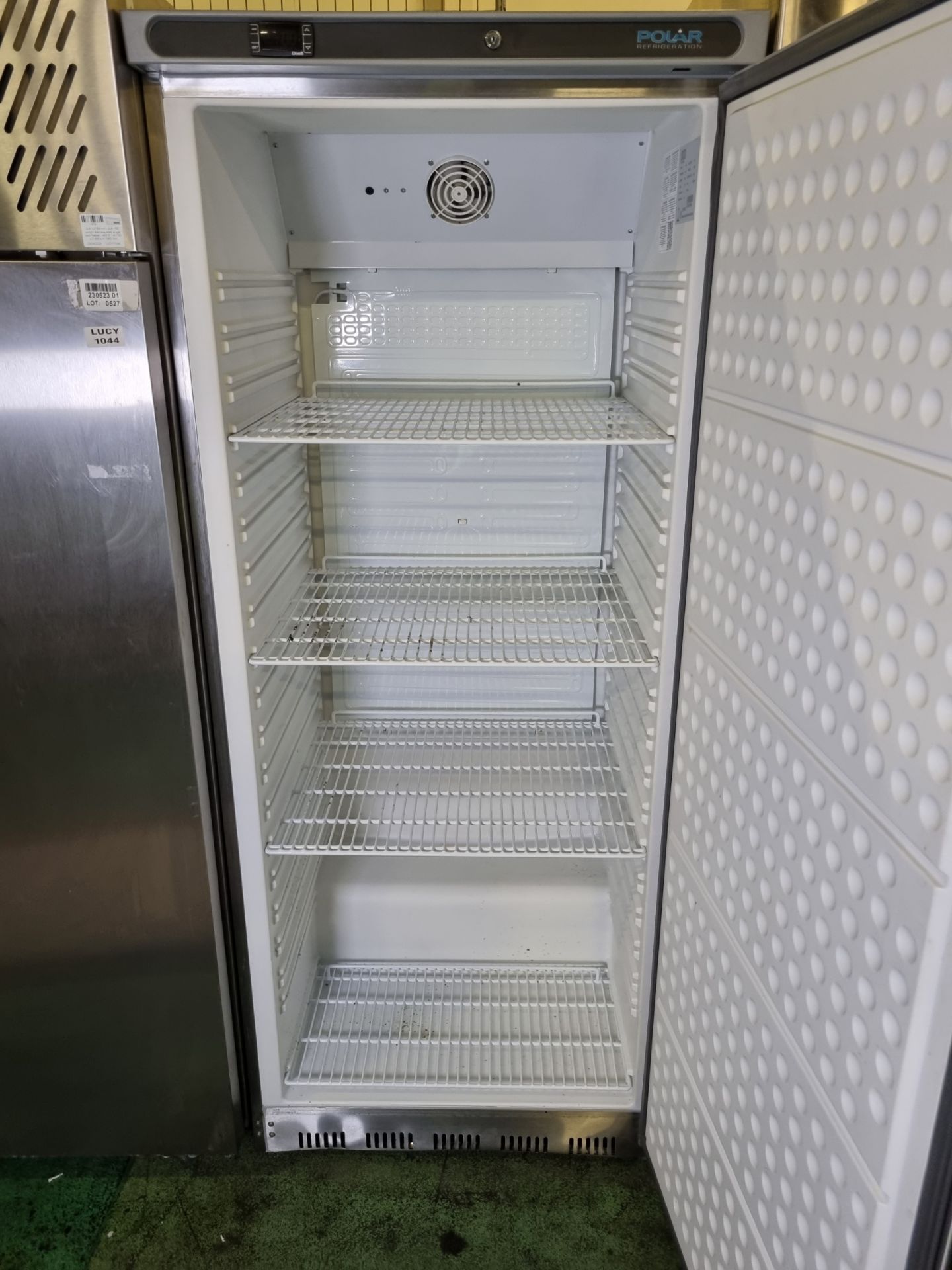 Polar Refrigeration CD084 - single door upright fridge stainless steel - 130W 0.9A 230V - W 770 - Image 2 of 3