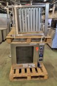 Hobart CSD 10 grid electric combi oven with base - H 95 (190) x W 80 x D 80cm