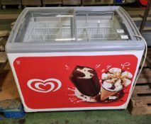 Wall's Vista 12 FOL chest ice cream freezer - 230V - W 1000 x D 650 x H 890 mm