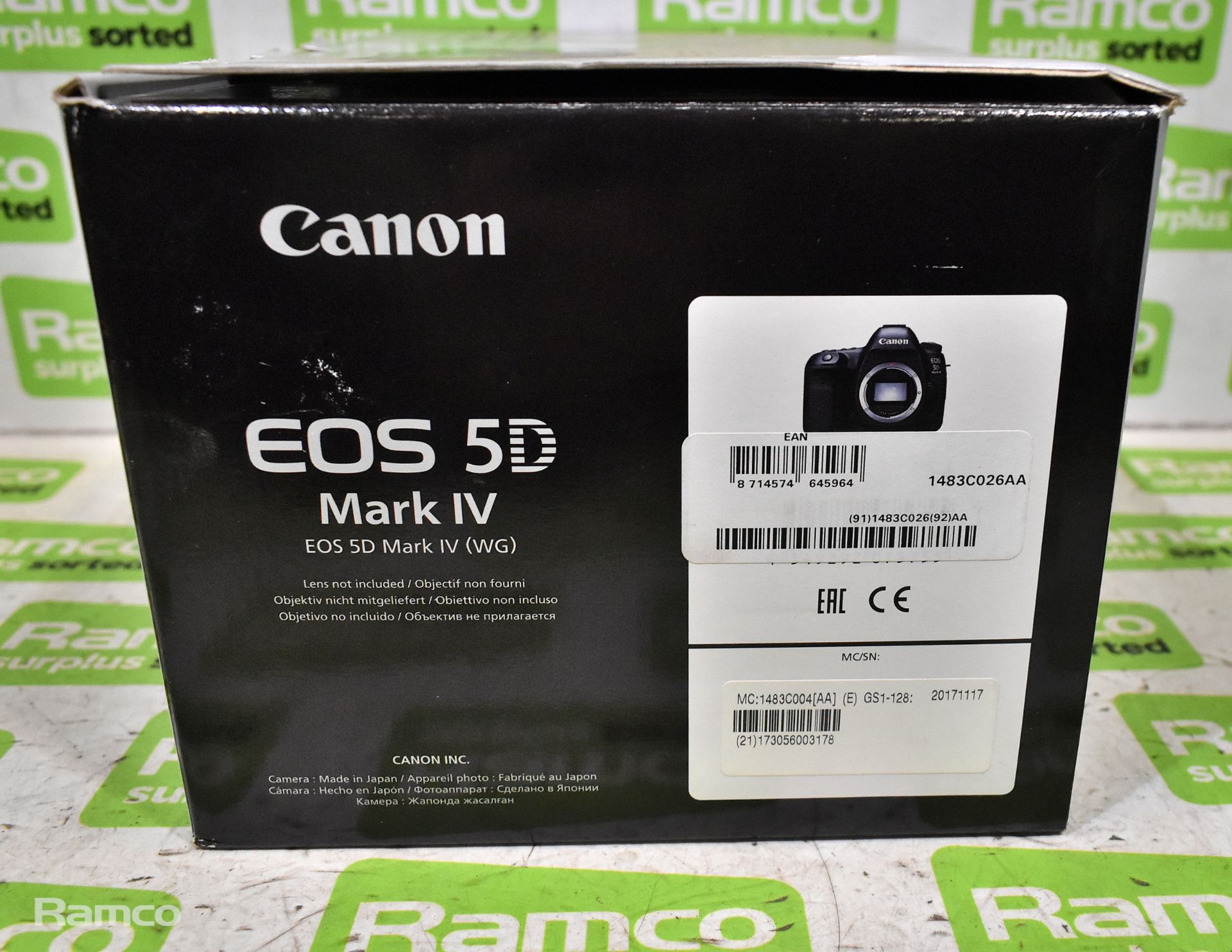 Canon EOS 5D Mark iV DSLR camera body with box - Image 14 of 14