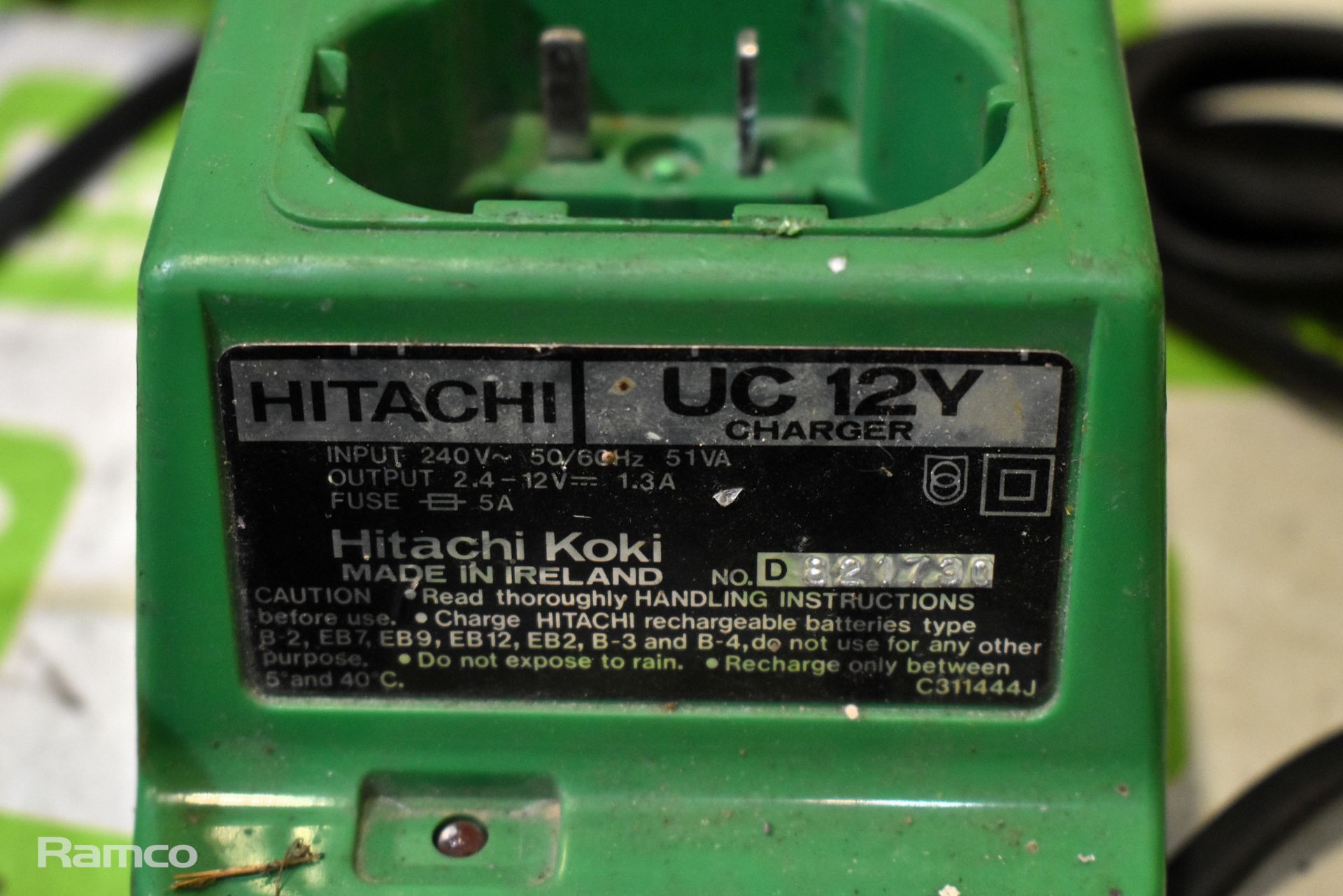 5x Cordless battery chargers - Bosch, Hitachi & Kango & 1x Bauker PCT162 Nail gun - 220/240V - Bild 7 aus 7