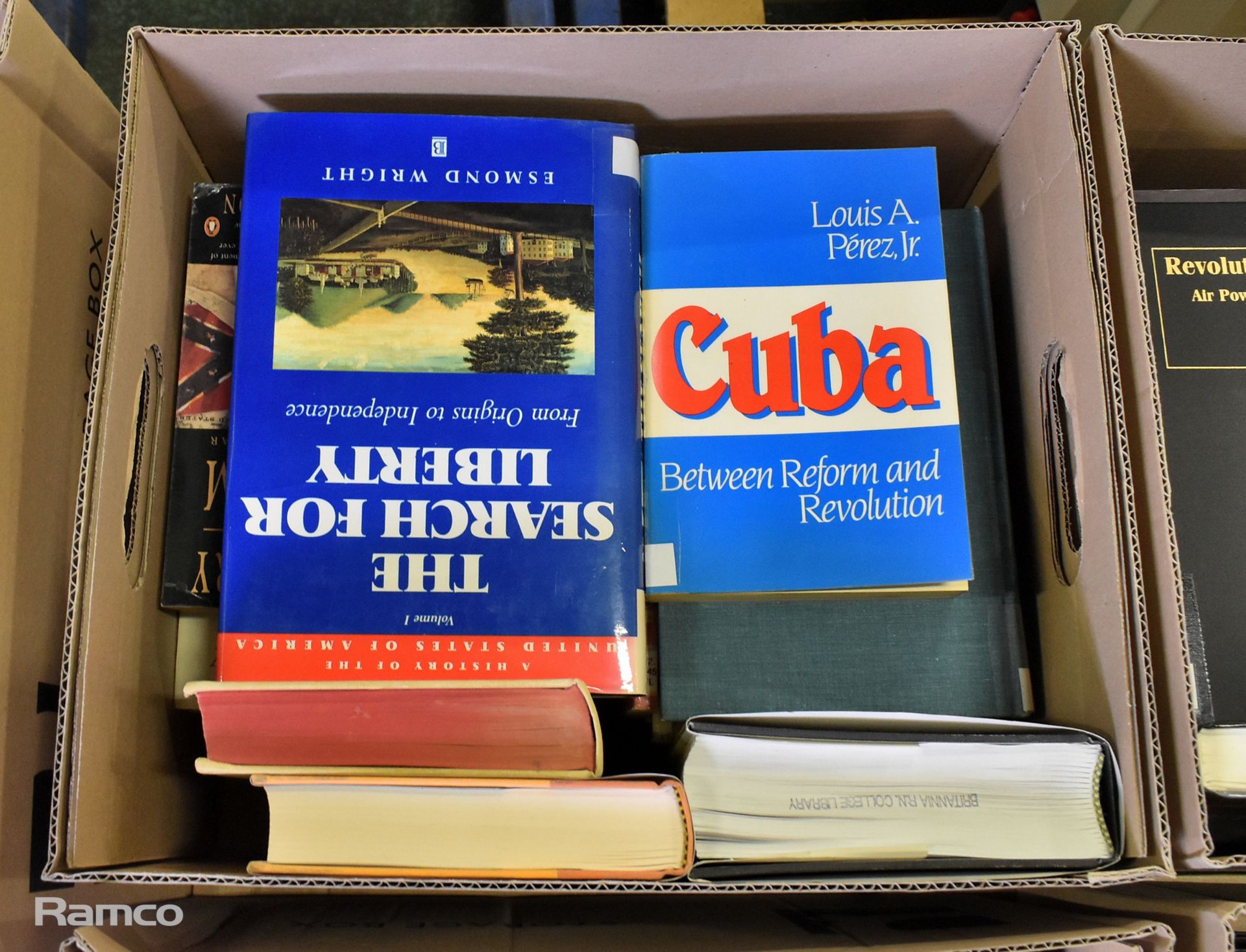 16x box files of Library books - military, politics, education, factual - Image 2 of 9