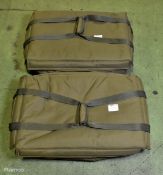 2x Thermal carry bags - L 70 x W 44 x H 42cm