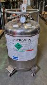 Wessington PV-60 LN2 cylinder - 60 litre capacity - BOC Nitrogen laboratory storage