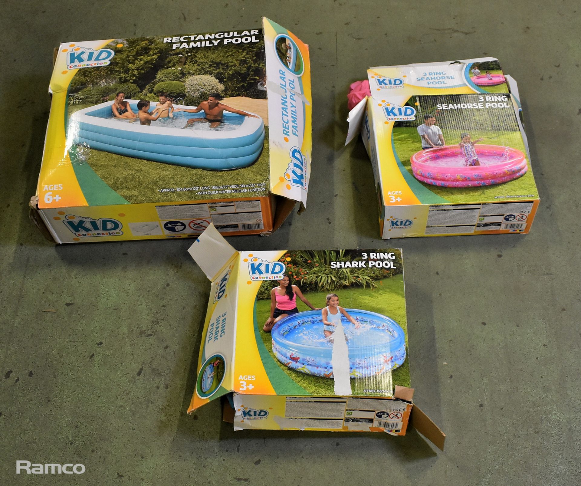 3x Kid Connection - various sized swimming pools - RETAIL RETURNS