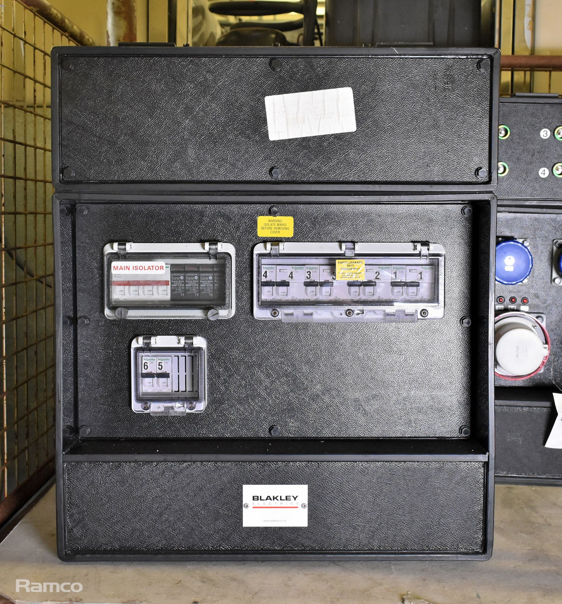 Blakley Electrics P20/A1-63/400/SPD/I-63/S6 ERB power distribution box - 400V - 63A - 3ph - 50hz - Image 3 of 3