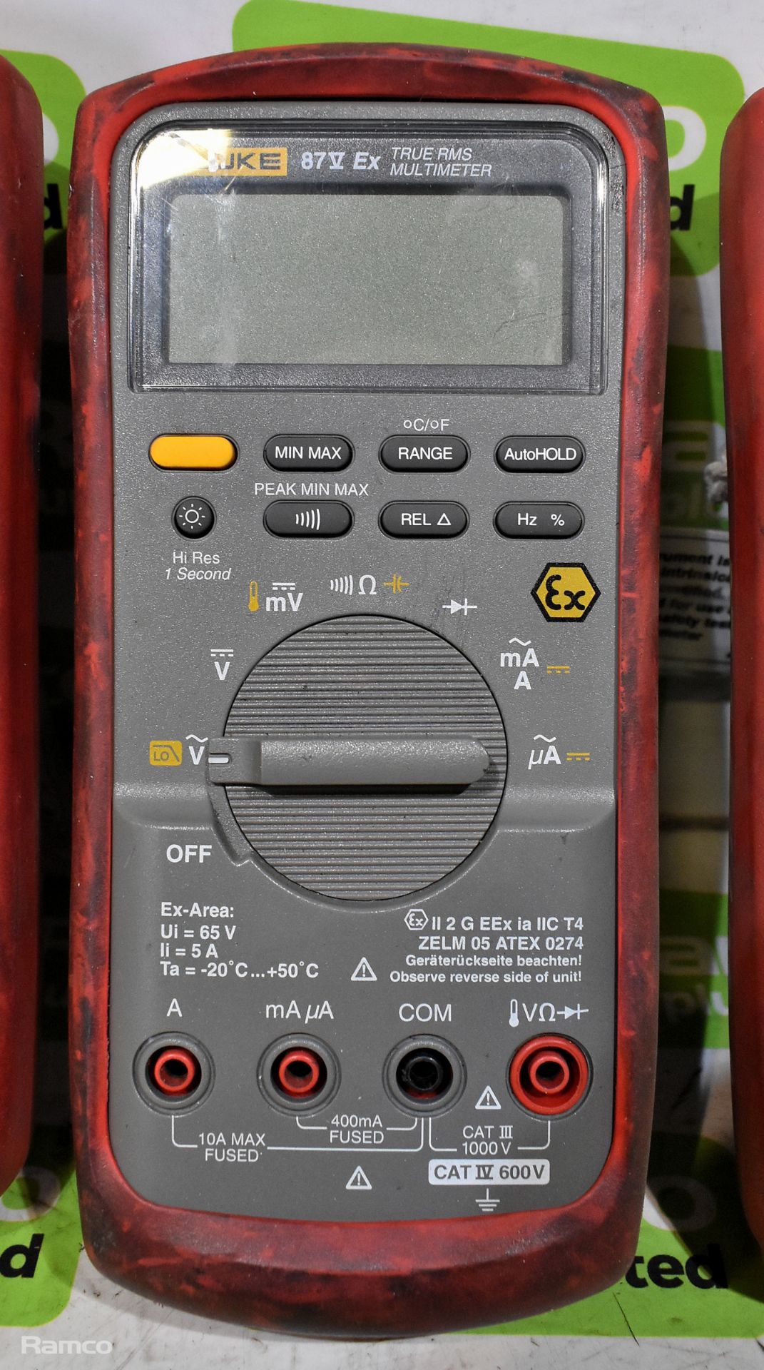 6x Fluke 87V-EX True RMS multimeters - 1 HAS A DAMAGED SCREEN - Image 4 of 7