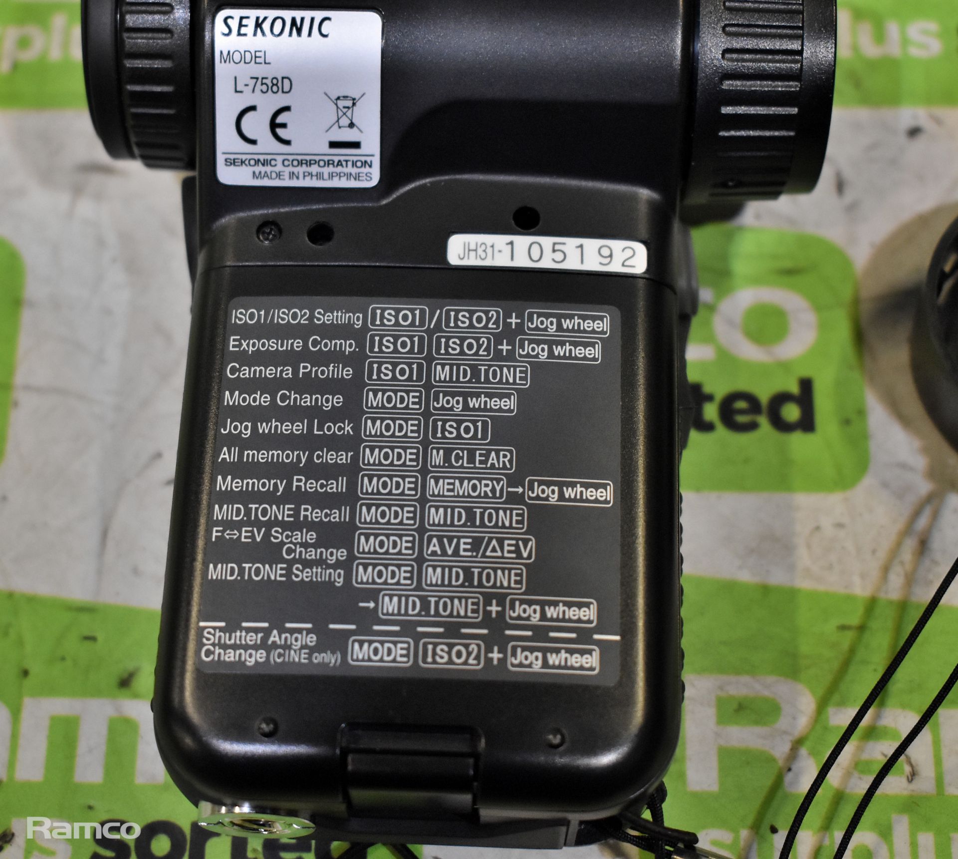 Sekonic L-758D Digital Master light meter with case - Bild 3 aus 5