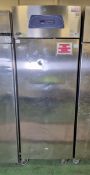 Electrolux RH06FD1F stainless steel single door upright freezer - W 755 x D 800 x H 2080mm