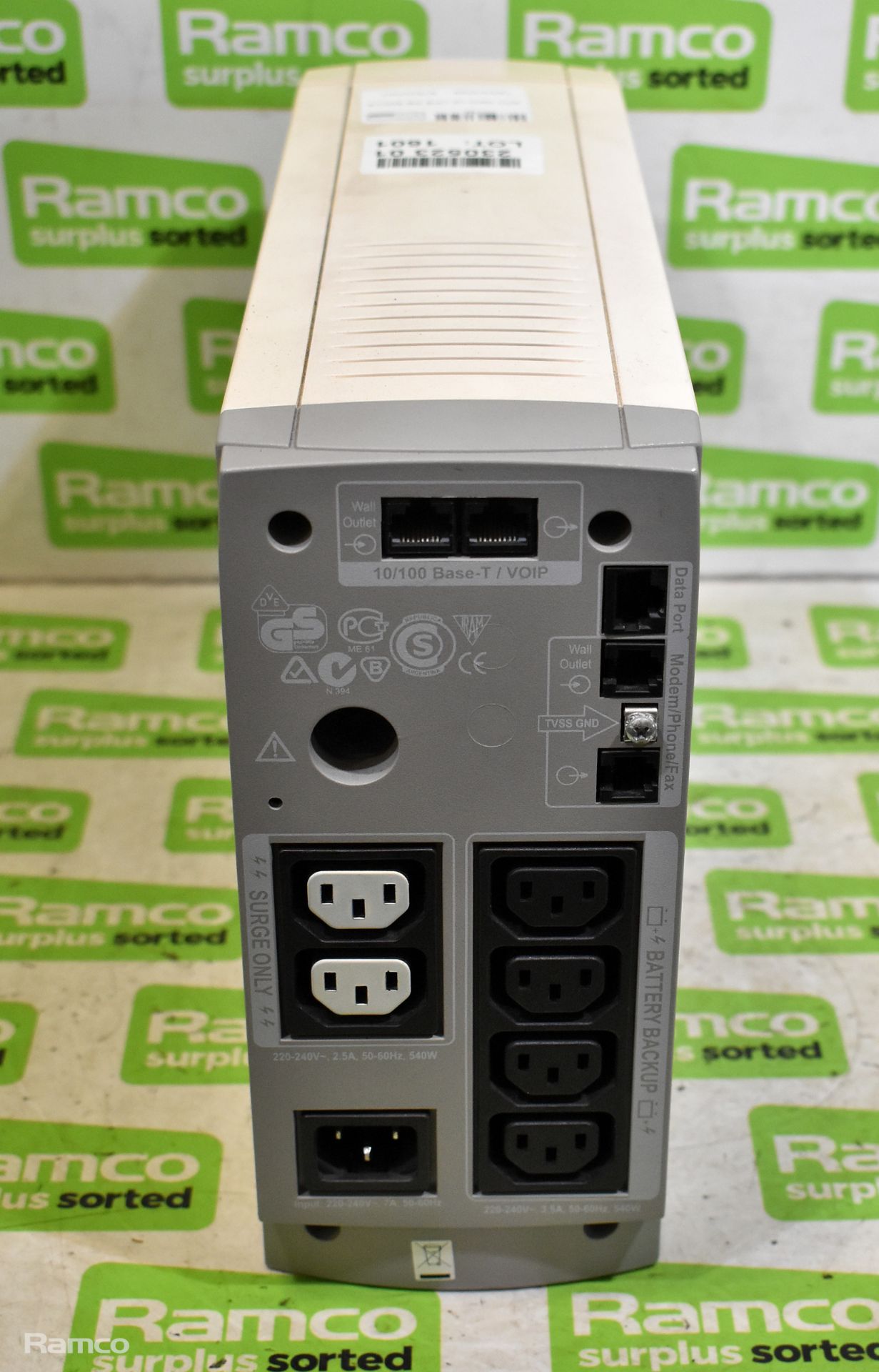 APC backup UPS RS 800VA - Image 3 of 4